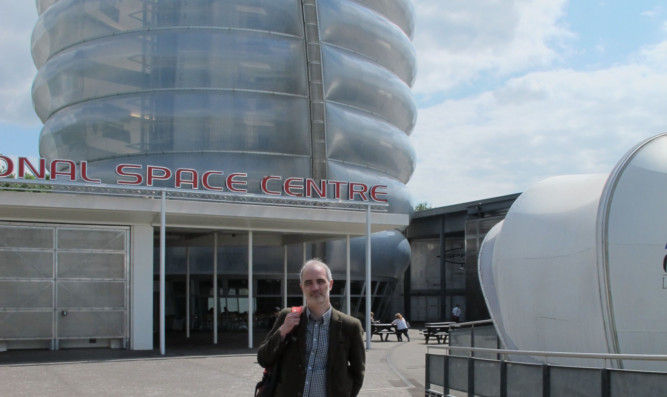 Graeme at Leicesters National Space Centre.