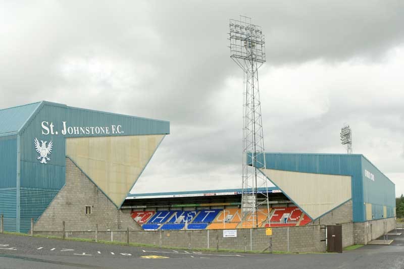 St Johnstone FC accounts etc announcement.    Pic shows McDiarmid Park, home of St Johnstone Football Club.