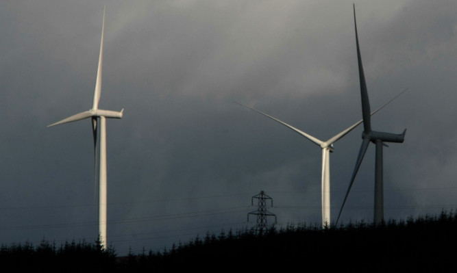 Griffin windfarm in Perthshire.