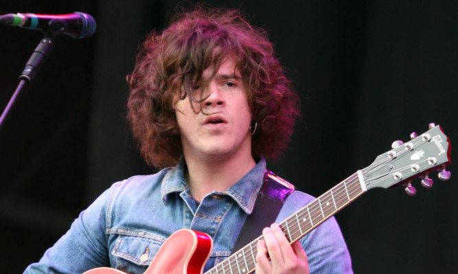 Kyle Falconer of The View at T in the Park in 2011