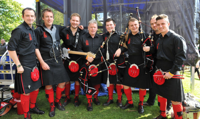 The Red Hot Chilli Pipers.