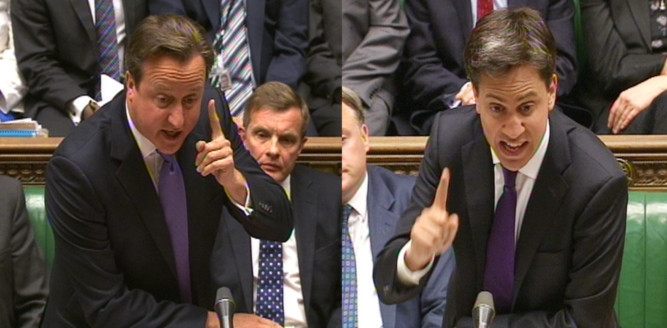 David Cameron and Ed Miliband clash over unions at Prime Ministers Questions