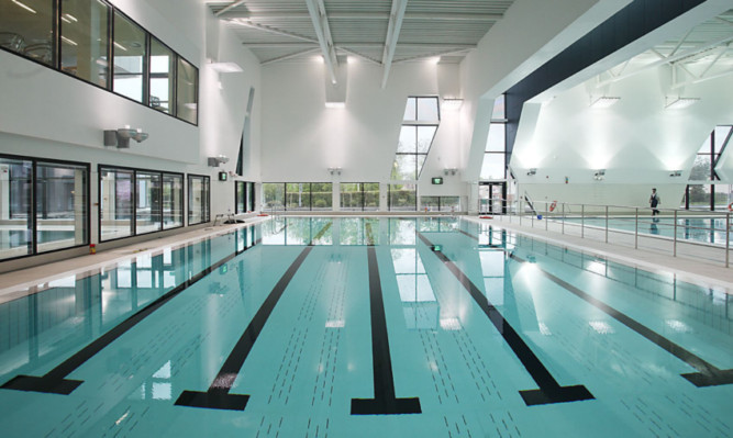 The new pool at the Michael Woods Centre, Glenrothes.