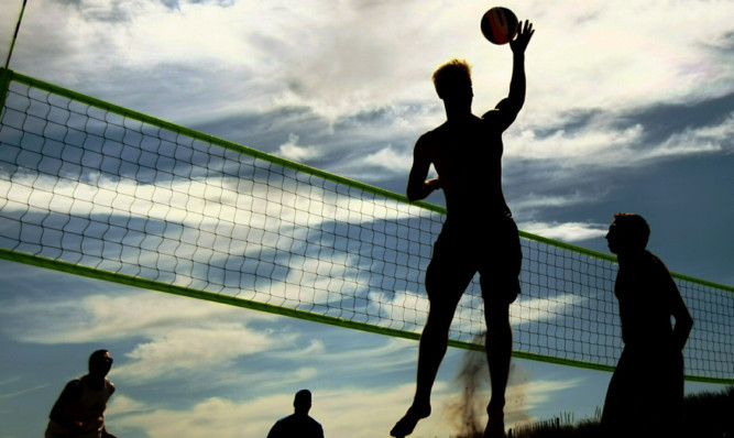 The St Andrews Beach Volleyball Championships took place under California-like skies on Saturday.