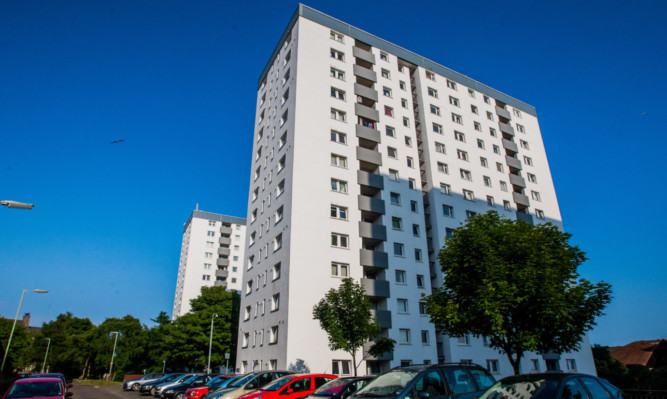 The Bonnethill Court flats.