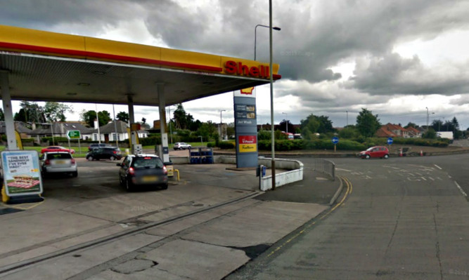 The Shell garage at the Scott Fyffe roundabout.