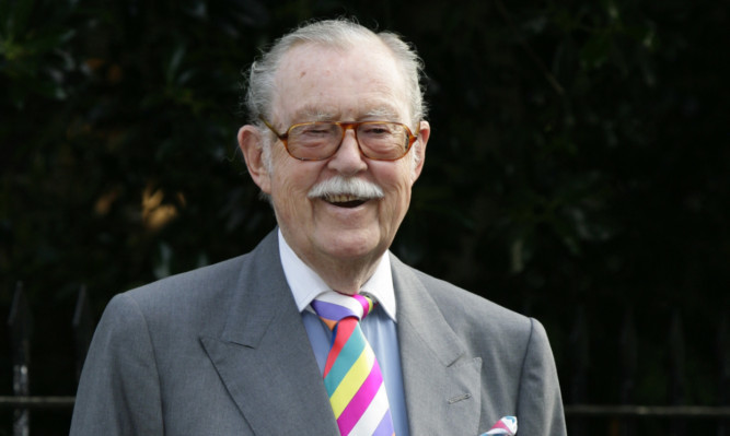 Alan Whicker photographed in 2009.