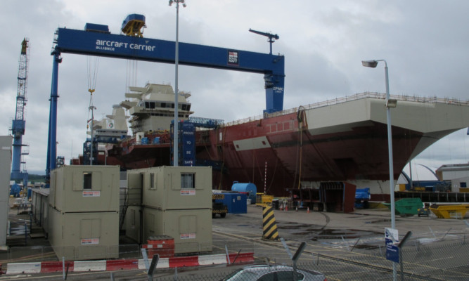 Babcock is a key player in the Queen Elizabeth carrier project.