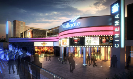An artist's impression of the new entry from Victoria Road, leading to the cinema.