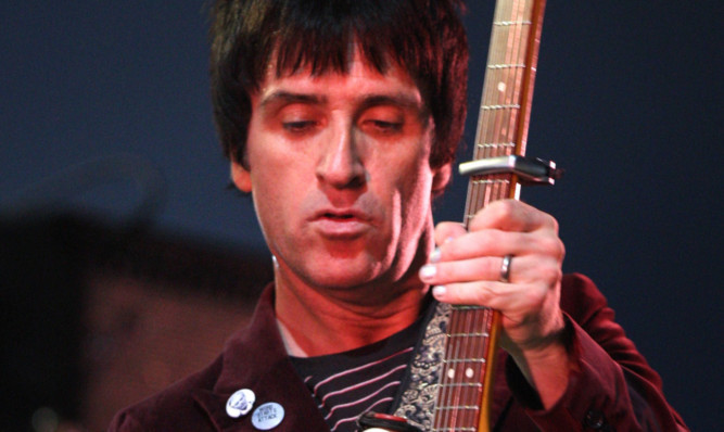 Johnny Marr at T in the Park on Sunday.