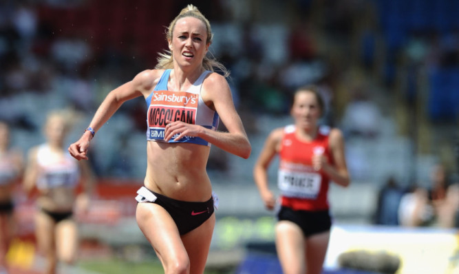 Eilish McColgan competing in Birmingham at the weekend.