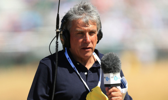 John Inverdale was back on air for the first day of the Open.
