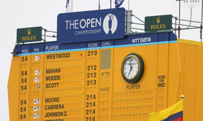 Westwood hopes his name will still be at the top at the end of Sunday's play.