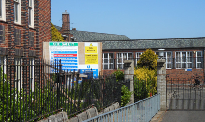 The former Rockwell school, which is to house the Harris pupils.