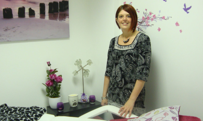 A Be Your Own Boss grant helped Lisa Proudfoot buy essentials for a therapy room when setting up her counselling and holistic therapies business.