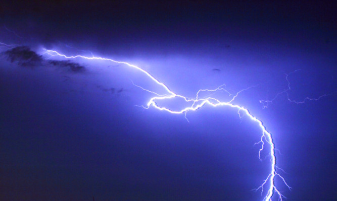 Lightning storms have hit much of the country.