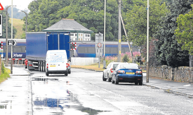 Moray Street in the village of Blackford.