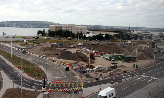 The changing face of Dundee's waterfront.