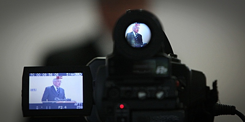 DOUGIE NICOLSON, COURIER, 18/07/11, NEWS. 

Gerald Howarth - Minister for International Security Strategy addresses the media at RAF Leuchars today, Monday 18th July 2011.  Story by Aileen, Cupar office.