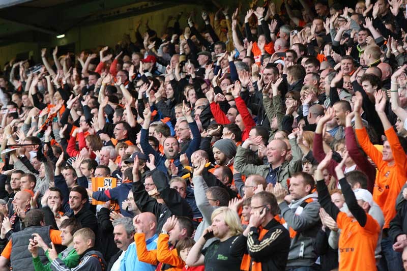 Kris Miller, 21/07/11. Dundee Utd V Slask Warcaw. Fans