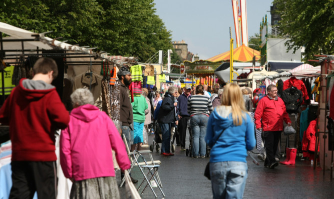 The Lammas Market in St Andrews.