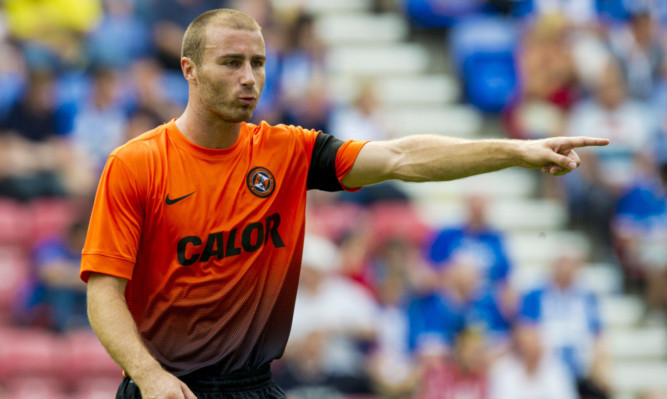 Sean Dillon in action for Dundee Utd.