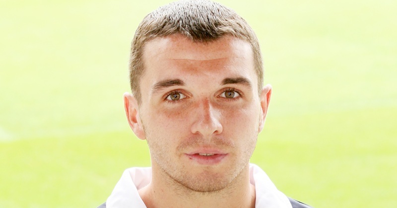 Dundee Football Club first team squad heads. Pic of Jamie McCluskey.