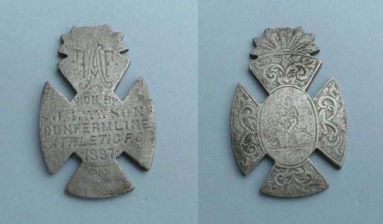 The 126-year-old medal.