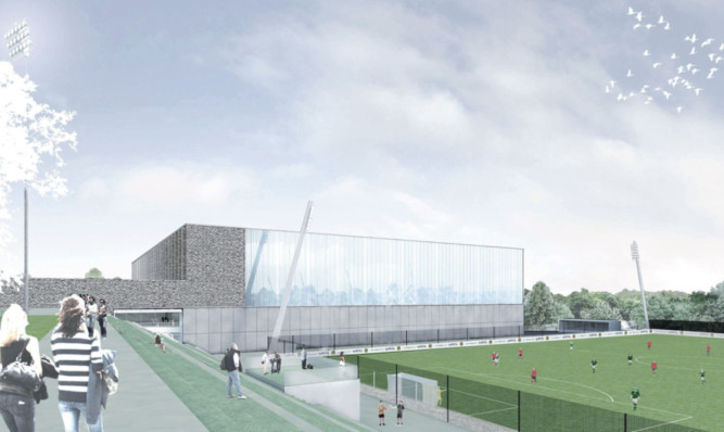 An impression of the proposed National Performance Centre.