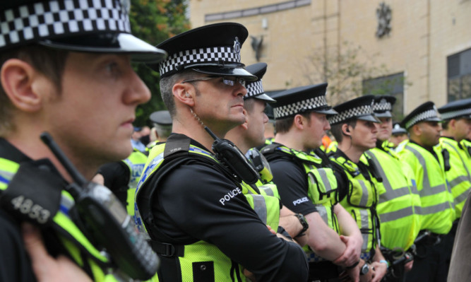 The figures are based on the first three months of the new single Scottish police force.