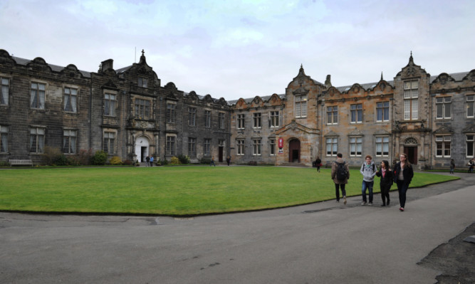 St Andrews University's St Salvador's Quadrangle.