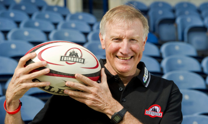 Alan Solomons is all smiles after being unveiled as new head coach at Murrayfield.