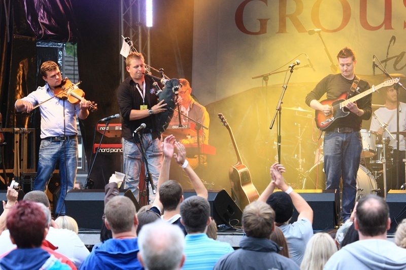 Skerryvore perform at the Famous Grouse experience near Crieff on Saturday
Pic Phil Hannah