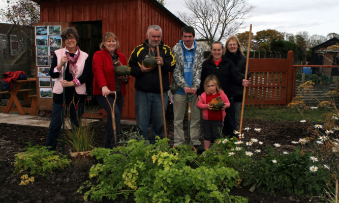 Some of the volunteers, from left: Aileen Tait, Frances Joiner, John Greenhill, Alex Shepherd, Dorothy Greenhill and Catherine Greenhill and Noel Carter.