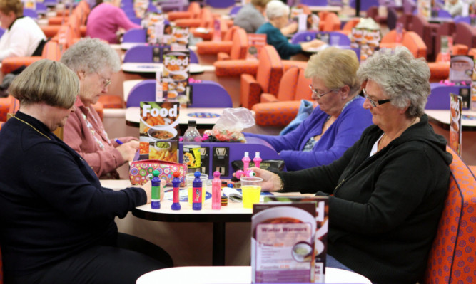 Players at Mecca bingo in Douglasfield, Dundee.