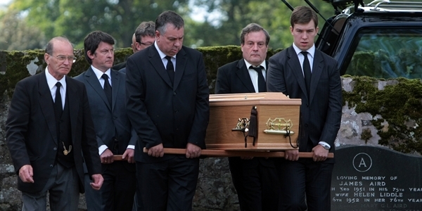 Kim Cessford, Courier 19.08.11 - funeral of Professor Paul Wilkinson CBE at Crail Parish Church