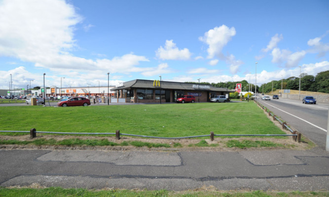 The Westway retail park in Arbroath.