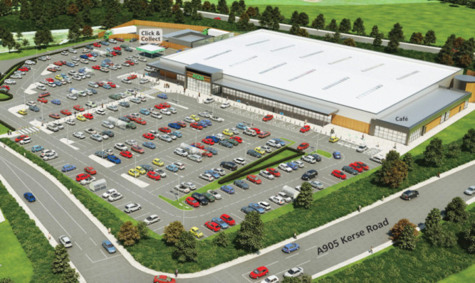 Asdas proposed new supermarket in Stirling at the Crookbridge site adjacent to Springkerse Retail Park.