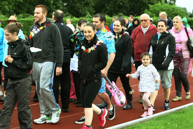 More than £20,000 was raised at the Cancer Research UK Relay for Life held at Caird Park in Dundee at the weekend, with further cash set to flood in over the next fortnight. The 24-hour relay included 23 teams with more than 260 people taking part in total, the biggest turnout in the events history. The teams set off at 1pm on Saturday, to the sound of a pipe band. Later in the evening, the event paused briefly for the Candle of Hope where a poem was read out and inspirational music played before a two-minute silence.