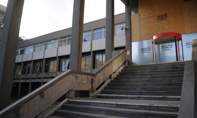 The former Dundee College building on Constitution Road, where thieves have accessed the property and stolen metals.