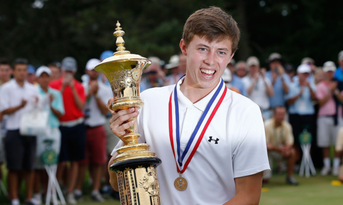 US Amateur champion Matt Fitzpatrick.