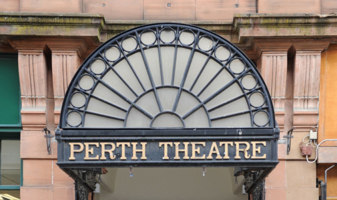 Kim Cessford - 20.08.13 - pictured is the building exterior Perth Theatre entrance on the High Street, Perth