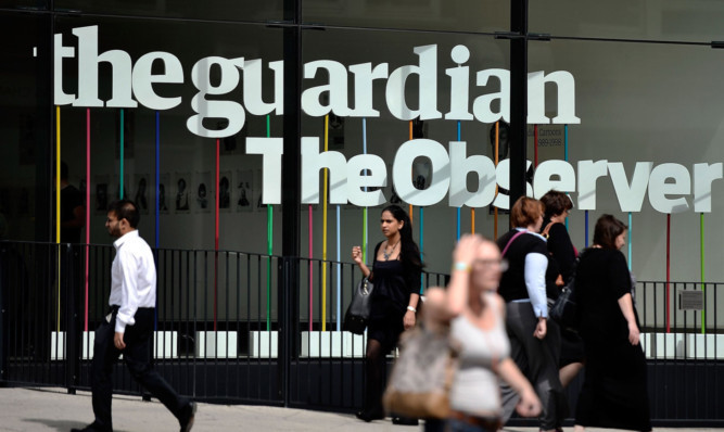 LONDON, ENGLAND - AUGUST 21:  A general view of the Guardian Newspaper offices on August 21, 2013 in London, England. It has been reported today that Prime Minister David Cameron had asked senior civil servant Sir Jeremy Heywood to contact the Guardian newspaper over protectively marked information leaked by Edward Snowden.  (Photo by Bethany Clarke/Getty Images)