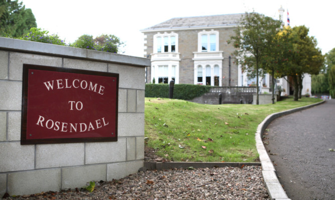 Kris Miller, Courier, 04/09/12. Picture today shows exterior of Rosendael Veterans housing for Alan Wilson story.