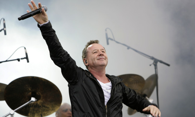 Jim Kerr of the Simple Minds.
