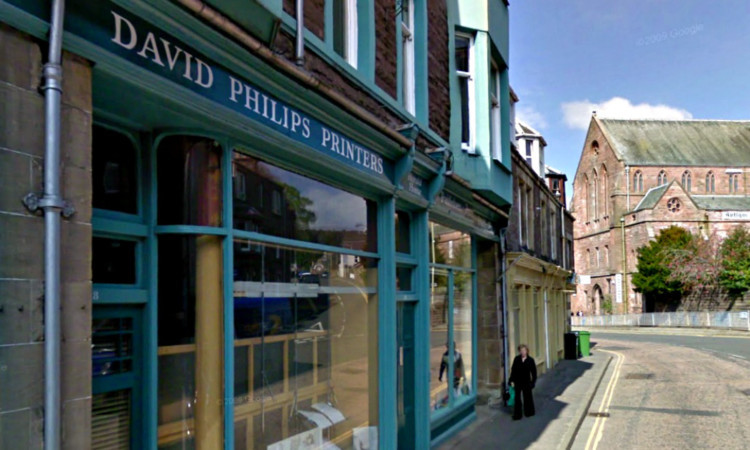 David Philips Printers' distinctive offices in Crieff.