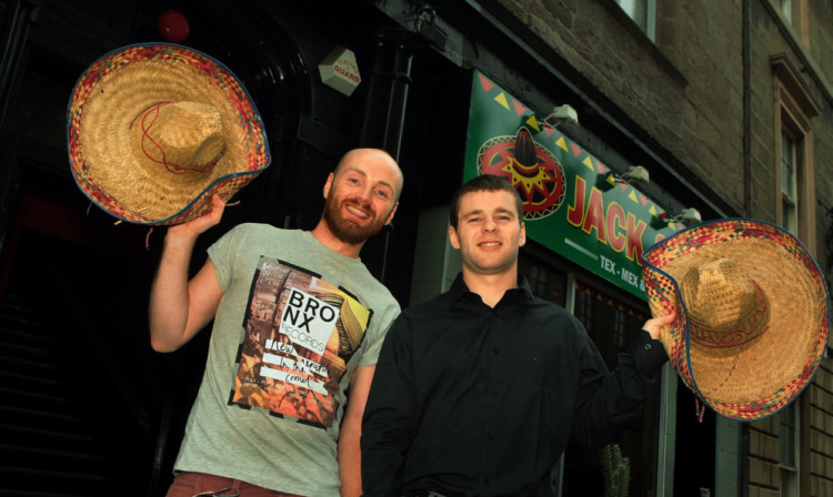 Dave Neill of Non-Zeros, left, and Michael Easton of Jack & Jones.