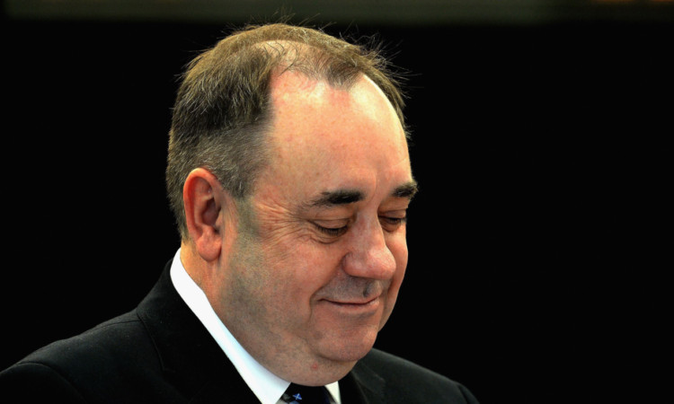 First Minister Alex Salmond on the Yes campaign trail ahead of next years referendum.