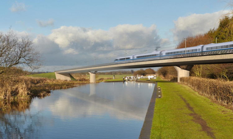 Plans for the Birmingham and Fazeley viaduct, part of the proposed HS2 route.