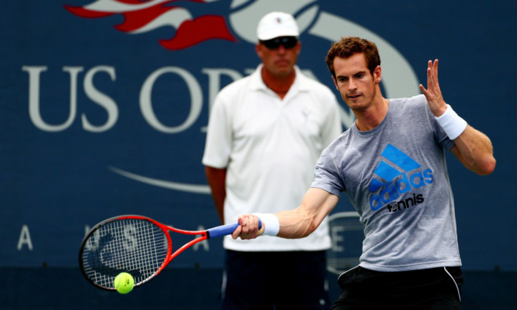 Ivan Lendl watches on as Andy Murray prepares to defend his US Open title.